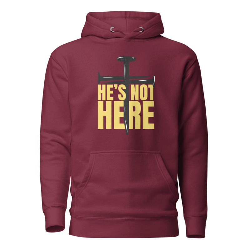 He's Not Here Hoodie