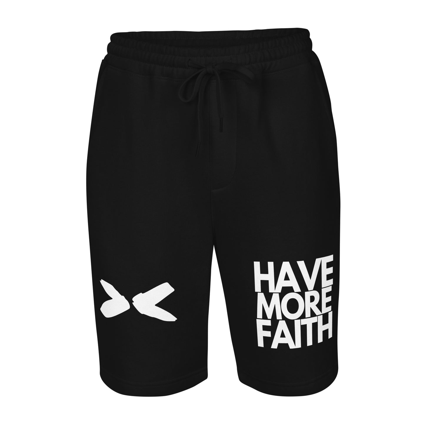 Men’s Fleece Shorts – Have More Faith Edition