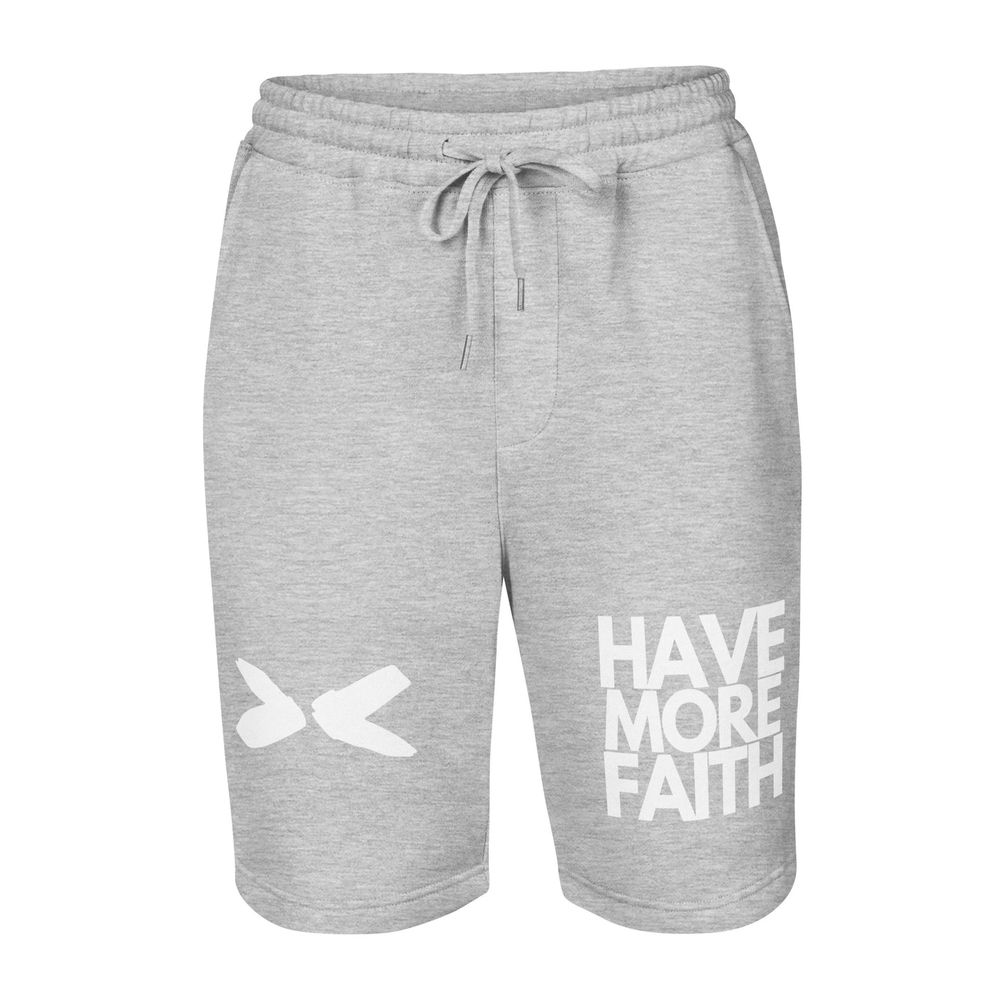 Men’s Fleece Shorts – Have More Faith Edition